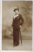 Julia Bartet à Biarritz en 1914